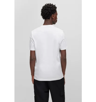 Футболка мужская Hugo Boss T-Shirt Slim Fit White 50486210