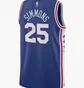 Майка чоловіча Nike Ben Simmons 76Ers Icon Edition 2020 Nba Swingman Jersey Blue CW3678-498