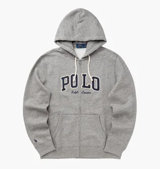 Толстовка мужская Polo Ralph Lauren Logo Fleece. Grey 710981151001