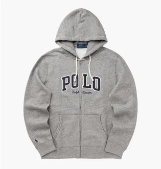 Толстовка мужская Polo Ralph Lauren Logo Fleece. Grey 710981151001
