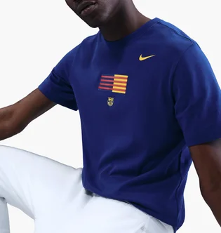 Футболка мужская Nike Fcb Flag Hq8405 (455) Blue HQ8405-455