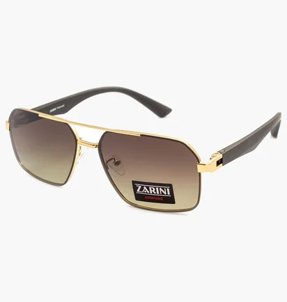 Солнцезащитные очки мужские Zarini Gold/Brown 76018-C2