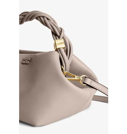 Сумка жіноча GANNI Light Grey Small Bou Bag Grey A524587300