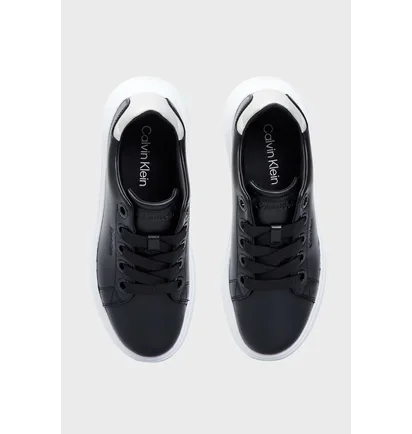 Кеды женские Calvin Klein Cupsole Lace Up Lth Black HW0HW02085-BLACK
