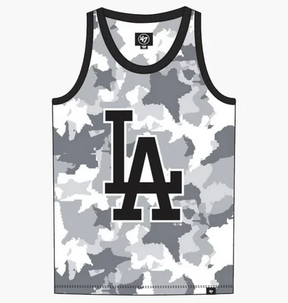 Майка чоловіча 47 Brand Los Angeles Dodgers Grey 656801