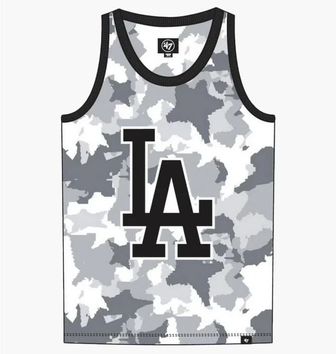 Майка чоловіча 47 Brand Los Angeles Dodgers Grey 656801