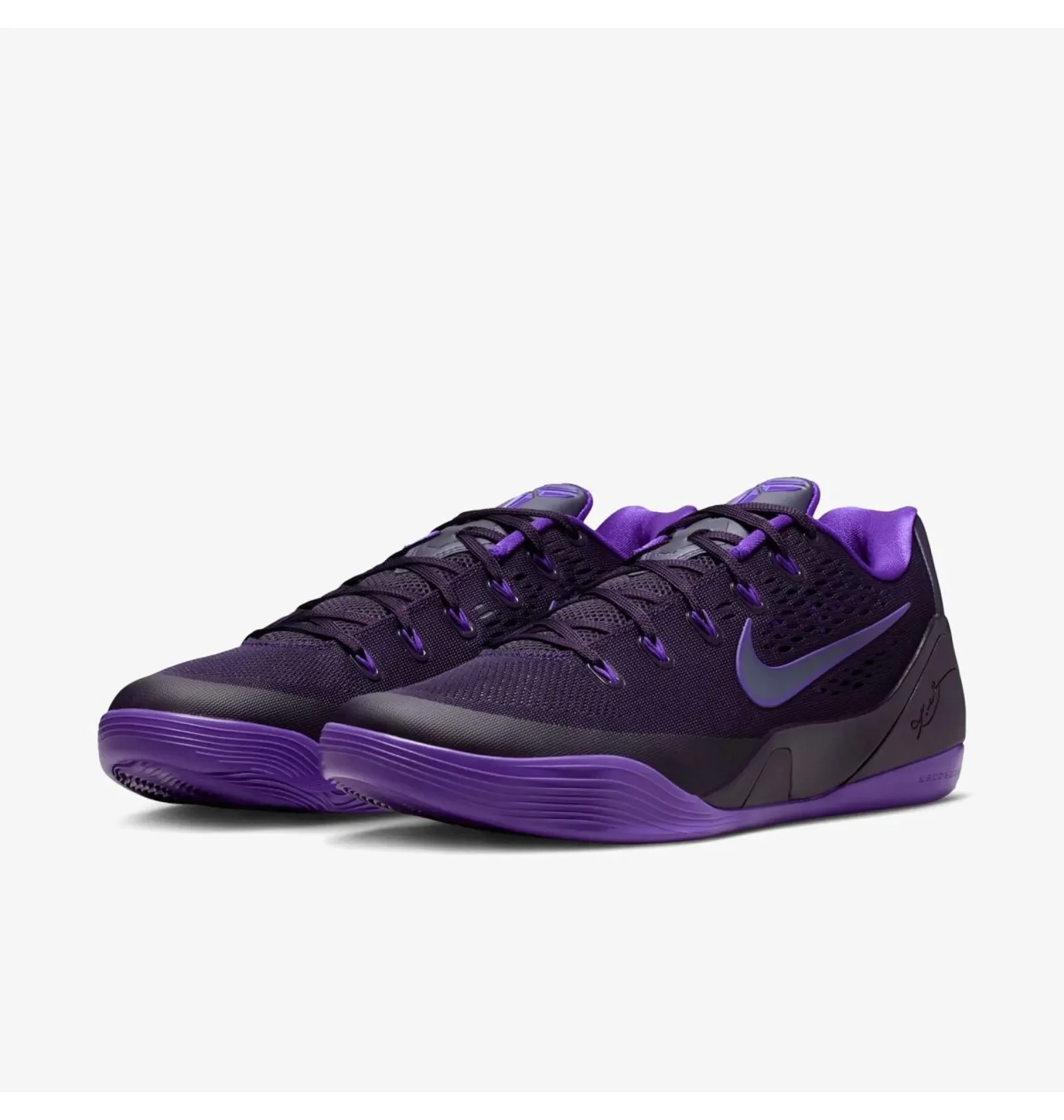 ᐉ Кросівки чоловічі Nike Kobe 9 Protro Low Black/Violet IH1401
