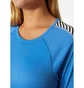 Термобелье женское Helly Hansen Lifa Active Stripe Crew Light Blue 49413-554