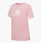 Футболка детская New Balance Essentials Stacked Logo Jersey Pink YT31541HAO