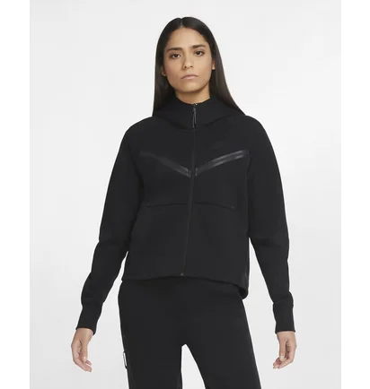 Толстовка женская Nike Sportswear Tech Fleece Windrunner Black CW4298-010