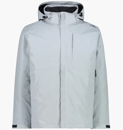 Куртка чоловіча CMP Jacket Zip Hood Detachable Grey 33Z1577D-U433