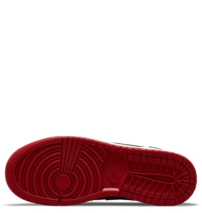 Кроссовки детские Air Jordan 1 Mid Gs Red/Black 554725-660