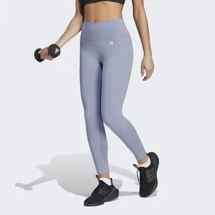 Леггинсы женские Adidas Optime Stash Pocket High-Waisted 7/8 Leggings Violet Hr5442