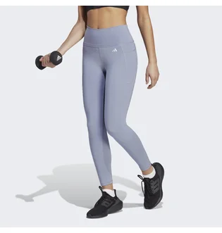 Леггинсы женские Adidas Optime Stash Pocket High-Waisted 7/8 Leggings Violet Hr5442