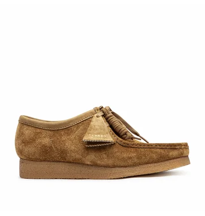 Ботинки унисекс Clarks Wallabee Hairy Suede Brown 26168852