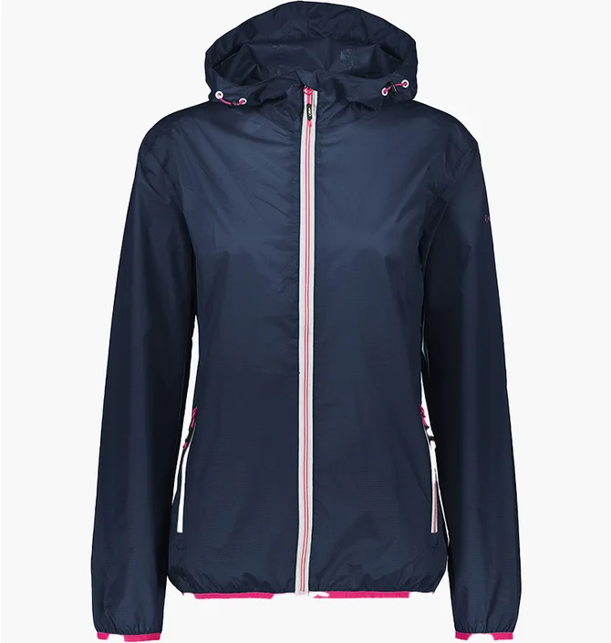 Вітровка жіноча CMP Jacket Rain Fix Hood Blue 3X53256-M982