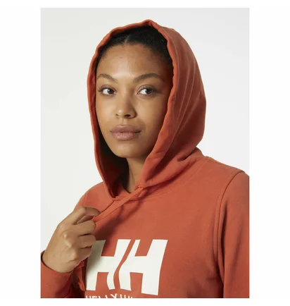 Худи женское Helly Hansen Logo Hoodie Orange 33978-179