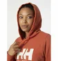 Худи женское Helly Hansen Logo Hoodie Orange 33978-179