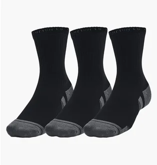 Носки унисекс Under Armour Performance Cotton Black (3 пары) 1379530-001