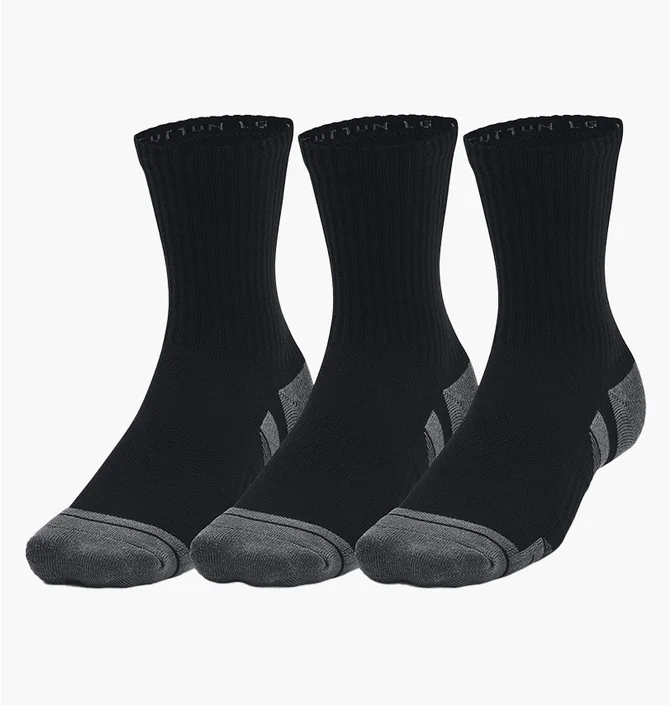 Носки унисекс Under Armour Performance Cotton Black (3 пары) 1379530-001