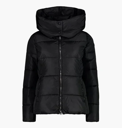 Пуховик жіночий CMP Woman Jacket Zip Hood Black 31K2836-U901