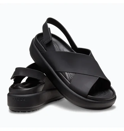 Сандали женские Crocs Brooklyn Luxe Cross Strap Black 209407-060