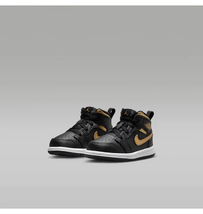 Кросівки дитячі Air Jordan 1 Mid Black DQ8425-071