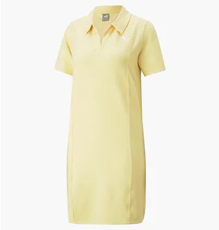 Платье женское Puma Sleeve Polo Dress Yellow 673116-42