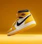 Кроссовки мужские Air Jordan 1 Retro High Og White/Yellow DZ5485-701