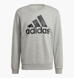 Свитшот мужской Adidas Essentials French Terry Big Logo Sweatshirt Grey GK9077