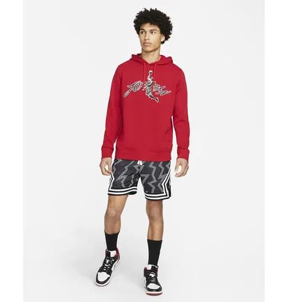 Худи мужское Air Jordan Mens French Terry Pullover Hoodie Red Dj0634-687
