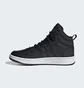 Кроссовки женские Adidas Hoops 3.0 Mid Lifestyle Basketball Classic Fur Lining Winterized Shoes Black GW6434