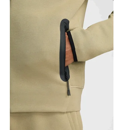 Толстовка мужская Nike Tech Fleece Fz Wr Beige FB7921-277