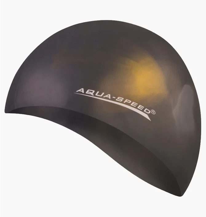 Шапочка для плавання Aqua speed Bunt 4042 Black/Orange 113-47