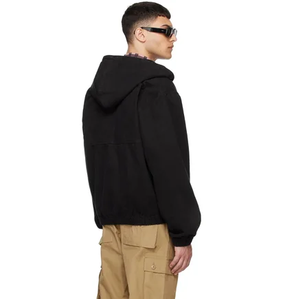 Толстовка унисекс Stussy Work Jacket Unlined Canvas Black 115757-0001