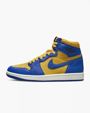 Кросівки жіночі Air Jordan Air 1 Retro High Og Blue/Yellow Fd2596-700