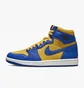 Кросівки жіночі Air Jordan Air 1 Retro High Og Blue/Yellow Fd2596-700