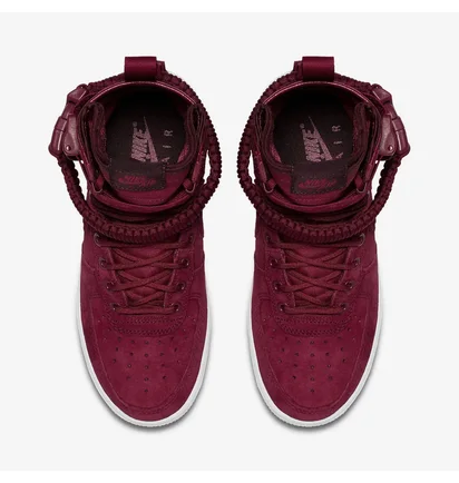 Кроссовки женские Nike Sf Air Force 1 High Bordo 857872-601