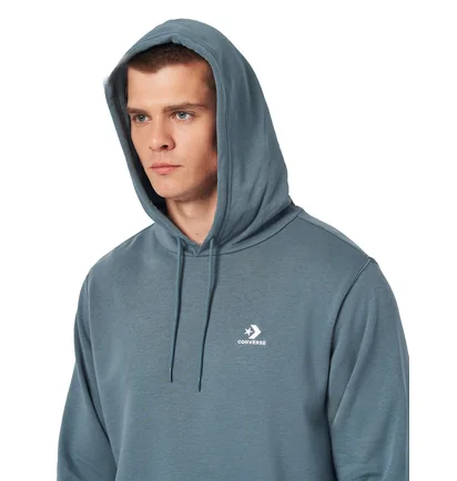 Худи мужское Converse Chev Emb Hoodie Ft Newtral Teal Turquoise 10023874-459
