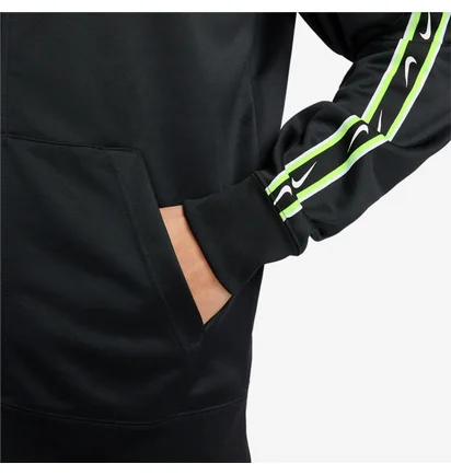 Толстовка мужская Nike Sportswear Repeat Full-Zip Hoodie Black DX2025-013