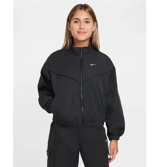 Куртка детская Nike Girls Oversized Lightweight Jacket Black FZ5557-010