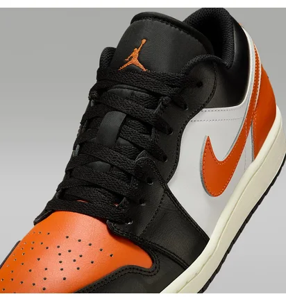 Кроссовки мужские Air Jordan Low Orange/Black 553558-081