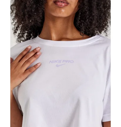 Футболка жіноча Nike Pro Dri-Fit Cropped Tee Black FV4298-100