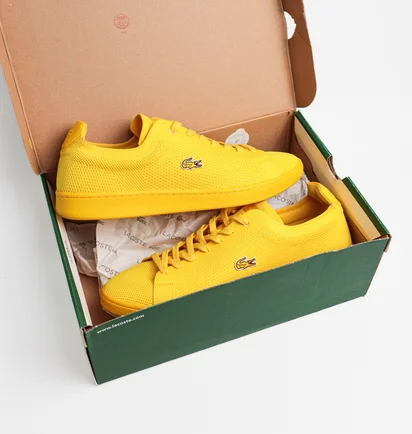 Кроссовки мужские Lacoste Carnaby Piquee 123 1 Sma Yellow 745SMA00232T7