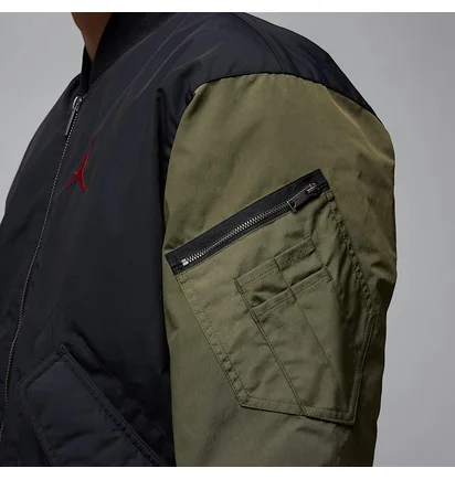 Бомбер чоловічий Air Jordan Renegade Black/Green HQ2664-045