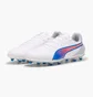 Бутсы унисекс Puma King Match Fg/Ag White 107863-02