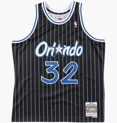 Майка унисекс Mitchell & Ness Swingman Shaquille ONeal Orlando Magic Nba 1994-95 Jersey Black SMJYGS18191-OMABLCK94SON