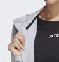 Кофта женская Adidas Terrex Tech Flooce Light Hooded Hiking Jacket Grey Ht2048