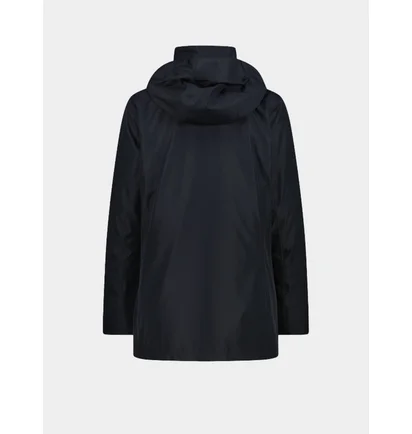 Парка жіноча CMP Zip Hood Detachabl Black/Beige 35K3796D-U901