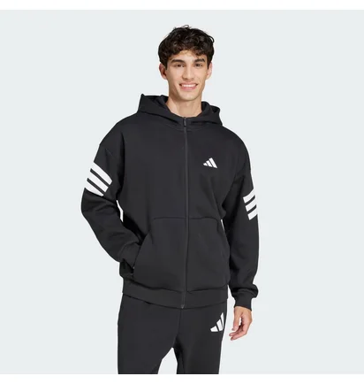 Толстовка мужская Adidas Future Icons 3-Stripes Black JD4827